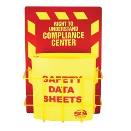 SAS SAFETY MSDS COMPLIANCE CENTER WALL MOUNT SA6000-75